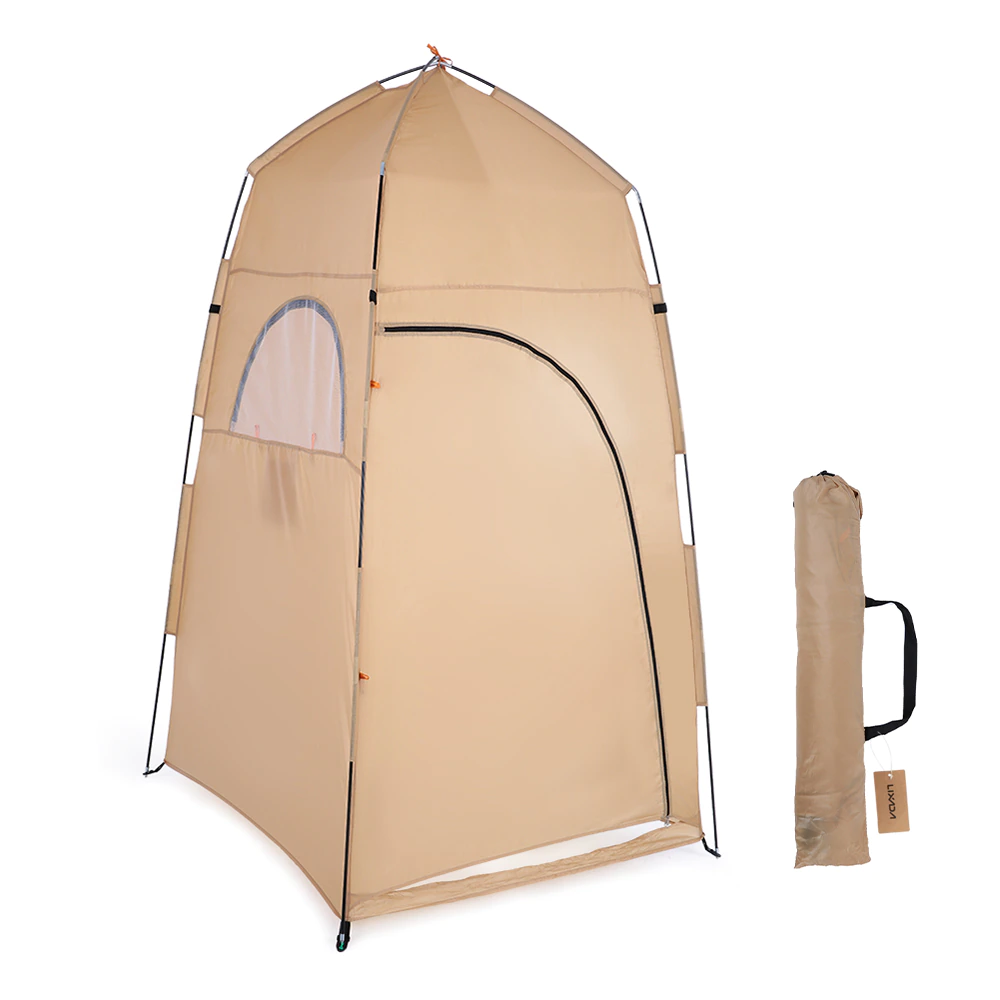 Cheap Goat Tents Camping Beach Tent Portable Outdoor Shower Bath Changing Fitting Room Tent Shelter Camping Beach Privacy Toilet   